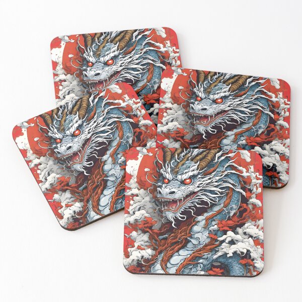 Item preview, Red and White Dragon designed and sold by MoonRag.