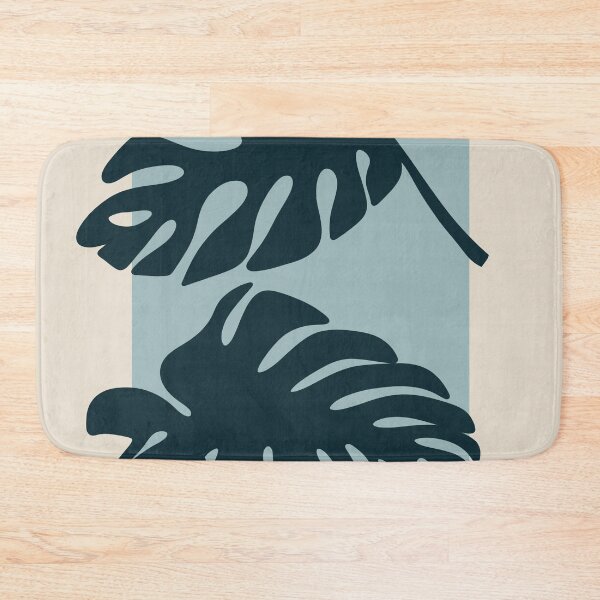 Item preview, Monstera Leaf Green Leaves Art with beige background designed and sold by Anton Repetto.
