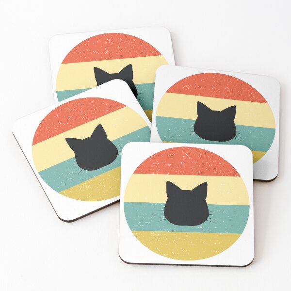 Item preview, Retro Sunset Cat Silhouette designed and sold by JPareDesign.