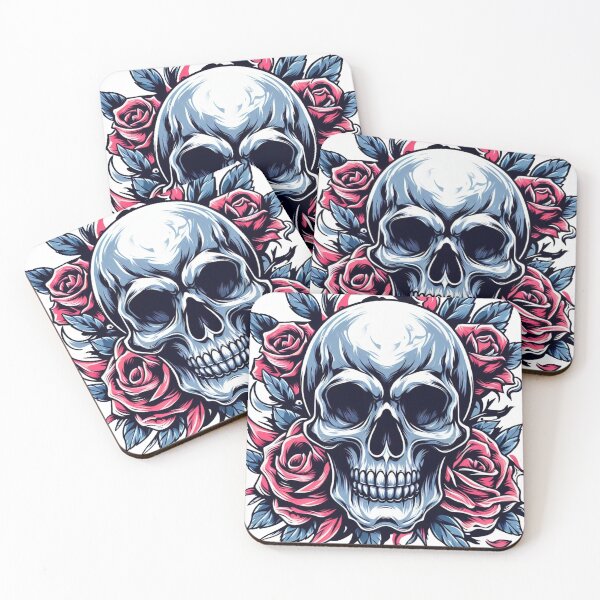 Item preview, A beautiful flower skull design. designed and sold by Jmacc123.