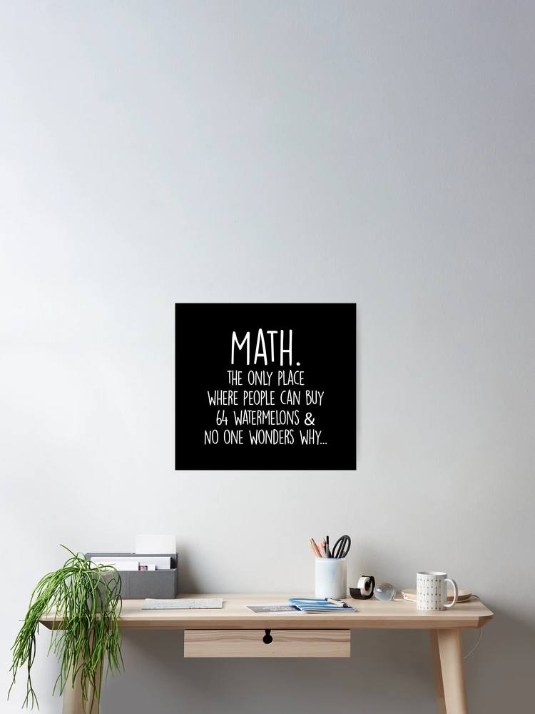 Thumbnail 2 of 3, Poster, Math. designed and sold by ScienceCorner.