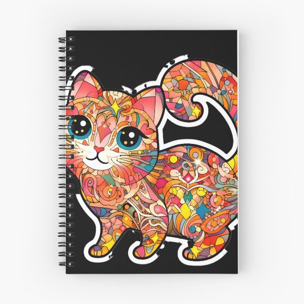 Item preview, Magical mosaic of a streetcat designed and sold by AI-Only Creations.