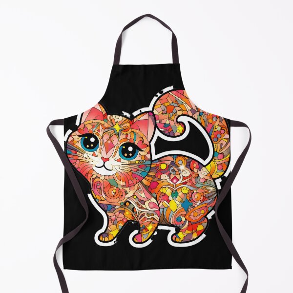 Item preview, Magical mosaic of a streetcat designed and sold by AI-Only Creations.