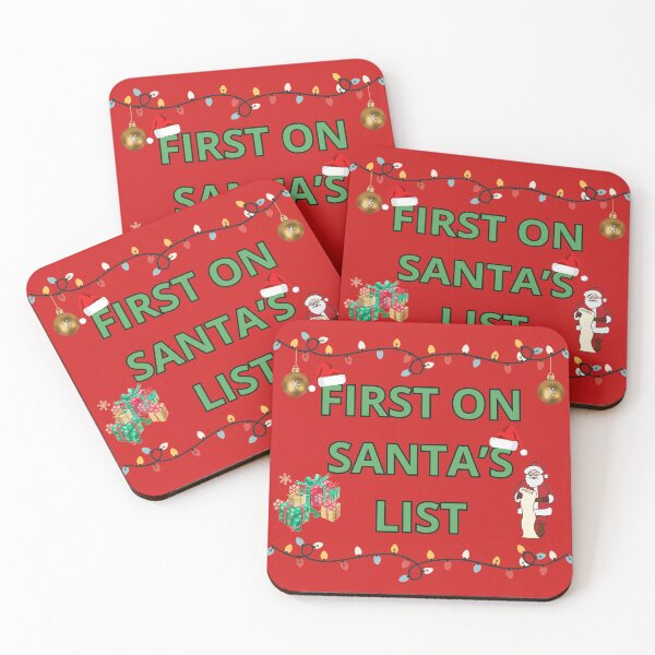 Item preview, FIRST ON SANTA'S LIST designed and sold by Little Bee.