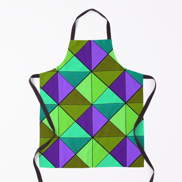 Item preview, Purple and green tones Seamless triangle pattern designed and sold by coloryourwings.
