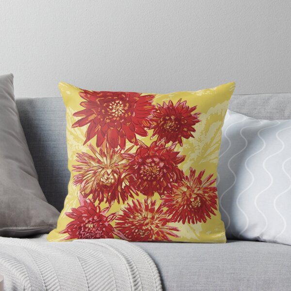 Item preview, My Red Hot Dahlias designed and sold by SanSherDesigns.