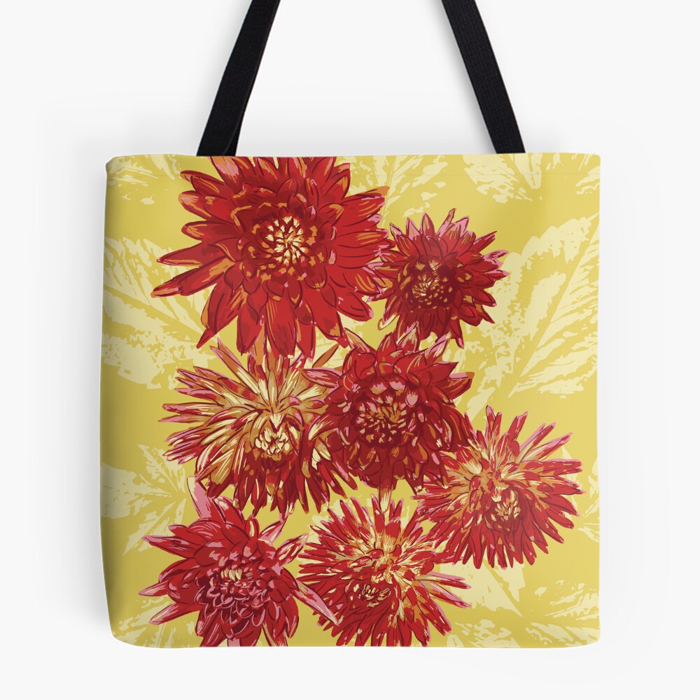 Aperçu de l'œuvre Tote bag doublé créée et vendue par SanSherDesigns.