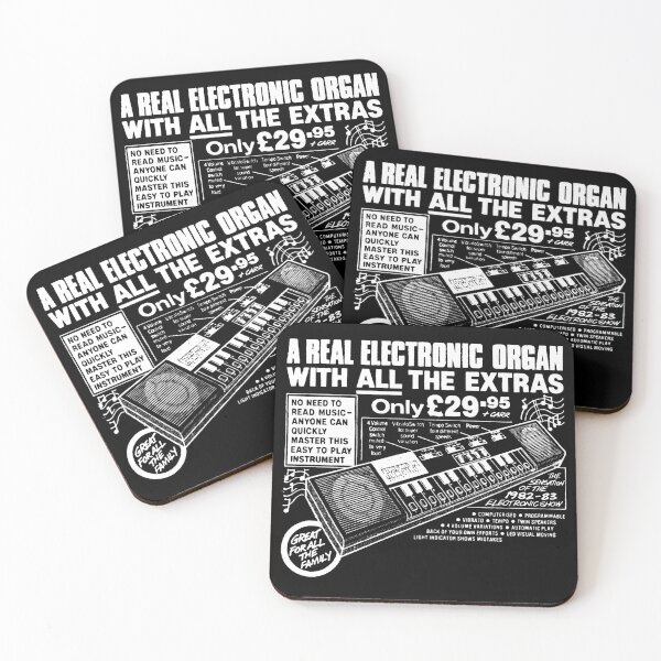 Item preview, ELECTRONIC SYNTHESIZER - advert designed and sold by ThrowbackAds.