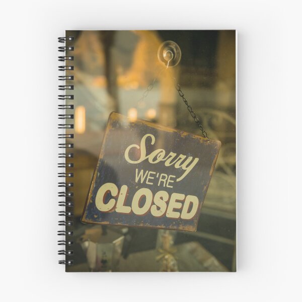 Item preview, Beautiful Signboard Hanging on a Shop door with Message Sorry We Are Closed designed and sold by Mats Silvan.
