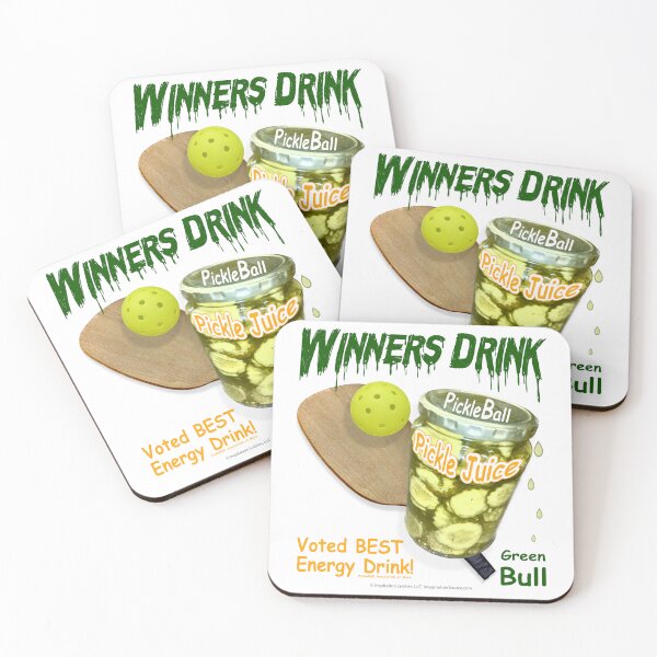 Item preview, Winners Drink Pickle Juice! -  For Light Backgrounds designed and sold by The Imagination Source™.