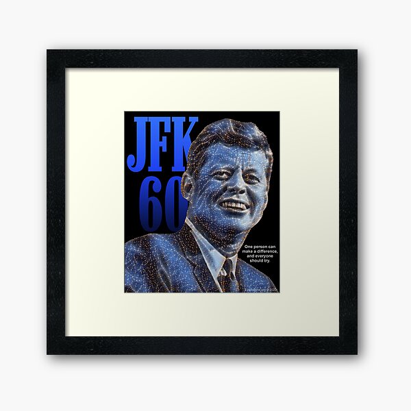JFK 60 Framed Art Print
