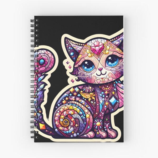 Item preview, Magical mosaic of a streetcat designed and sold by AI-Only Creations.