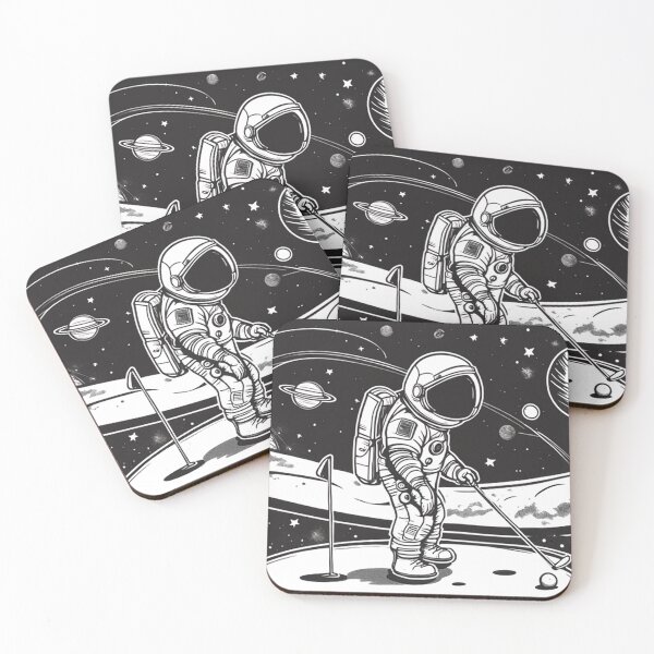 Item preview, Astronaut plays sport - golf designed and sold by yumi86.