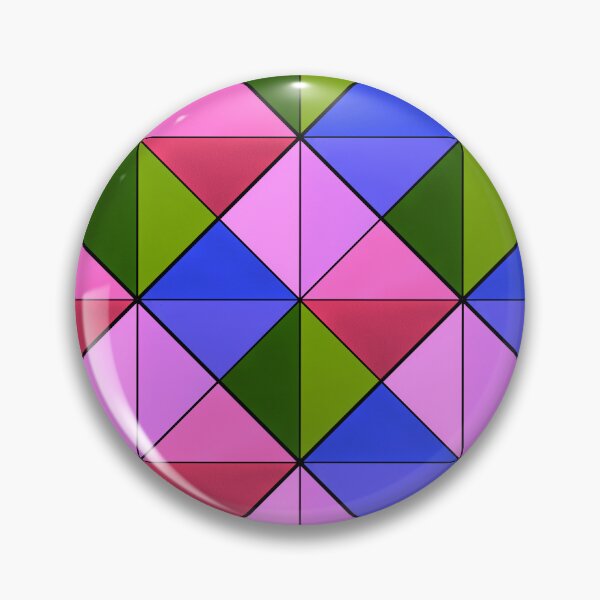 Item preview, Seamless triangle pattern in Blush pink, blue and green tones designed and sold by coloryourwings.