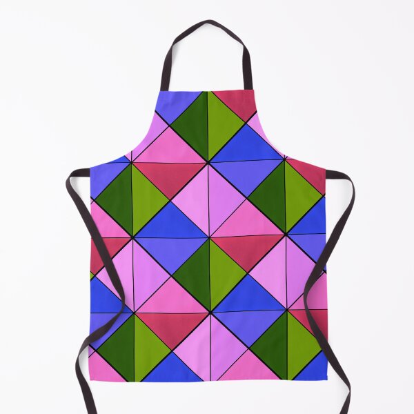 Item preview, Seamless triangle pattern in Blush pink, blue and green tones designed and sold by coloryourwings.