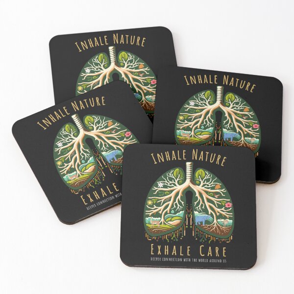 Item preview, Inhale Nature, Exhale Care - The Breath of Life designed and sold by ArtBoulevard.