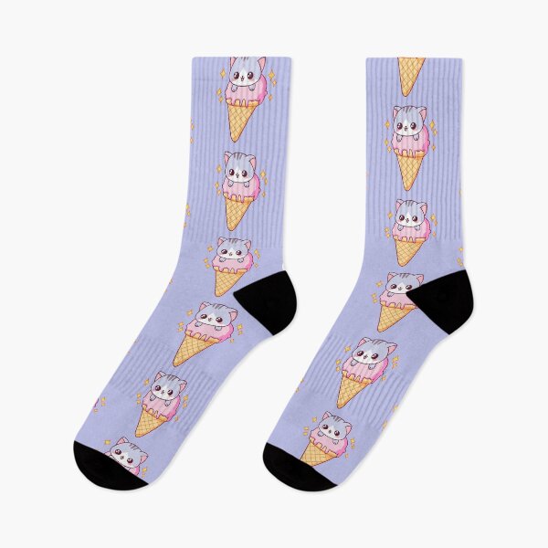 Item preview, Ice Cream Cat Pattern designed and sold by 4U2NV-LDN.