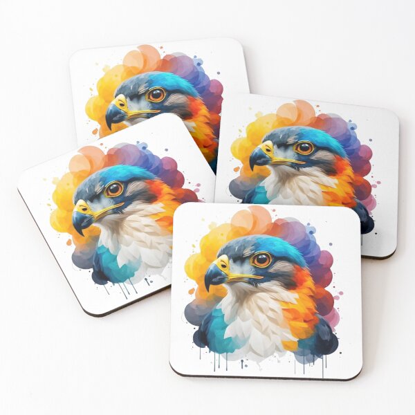 Item preview, Falcon Majesty: A Watercolor Portrait designed and sold by Px  Print.