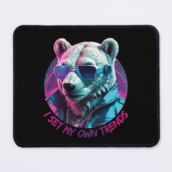 Item preview, Polar bear in sunglasses - I set my own trends designed and sold by HarridanCreates.