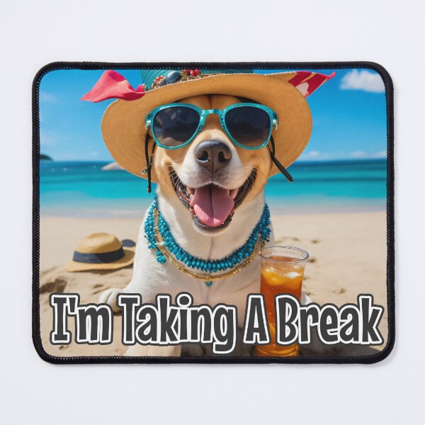 Item preview, AI-Generated Dog 01 "I'm taking a break" designed and sold by Cliff-Qi.