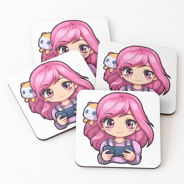 Item preview, Cute Anime Girl Playing Game designed and sold by Uryummypie.