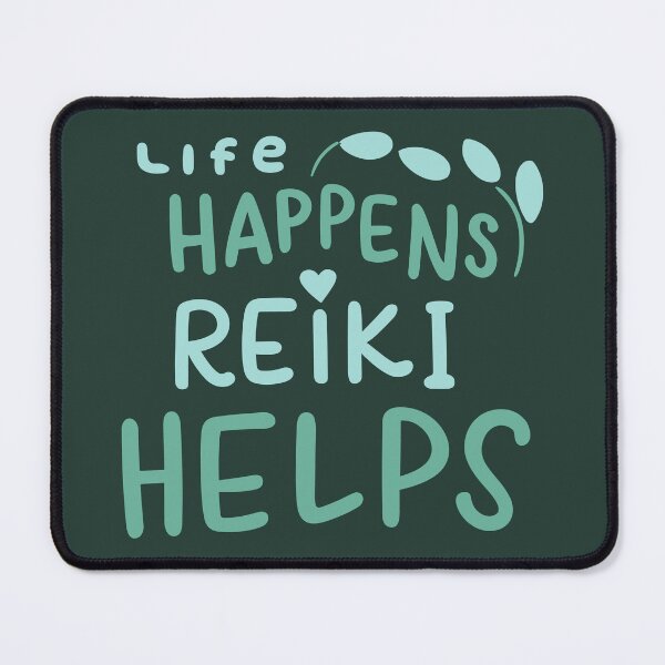Item preview, life happens reiki helps - turquoise kind design designed and sold by EvaAngel.