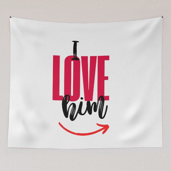Item preview, I love him, print, art designed and sold by UrbanaAh-Luxury.