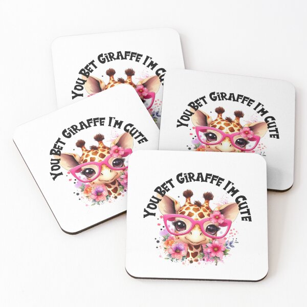 Item preview, You Bet Giraffe I'm Cute Design designed and sold by MonarchArtistry.