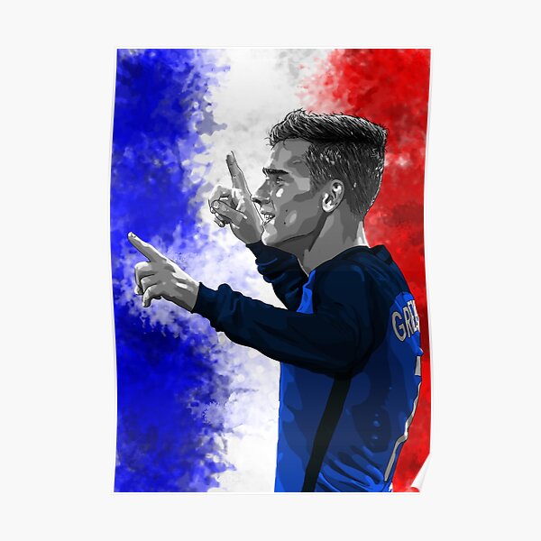 Antoine Griezmann France - Euro2016 Football Artwork Poster