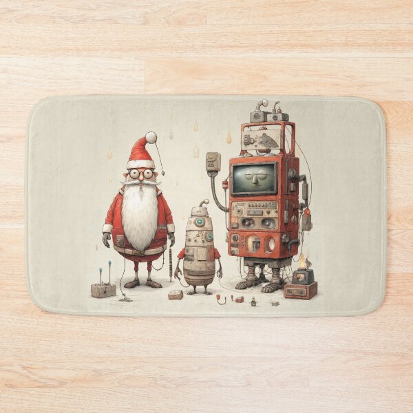 Item preview, Santa Claus & Robot 2 designed and sold by marrychou.