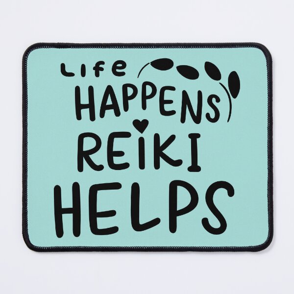 Item preview, life happens reiki helps - kind design designed and sold by EvaAngel.