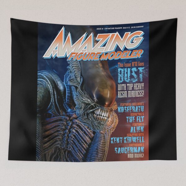 Item preview, Takeya Alien Cover Amazing Figure Modeler Magazine designed and sold by JLFXCreations.