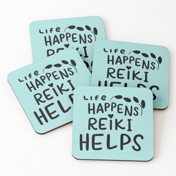 Item preview, life happens reiki helps - kind design designed and sold by EvaAngel.