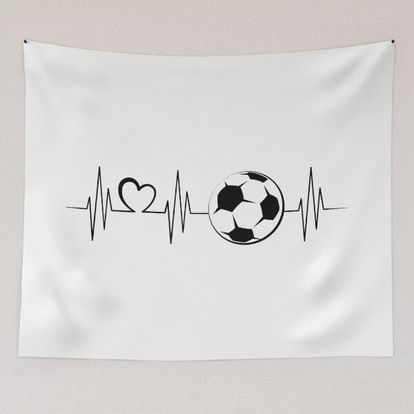 Item preview, Heartbeat heart love football pulse ecg symbol icon logo club team designed and sold by AndreMi.
