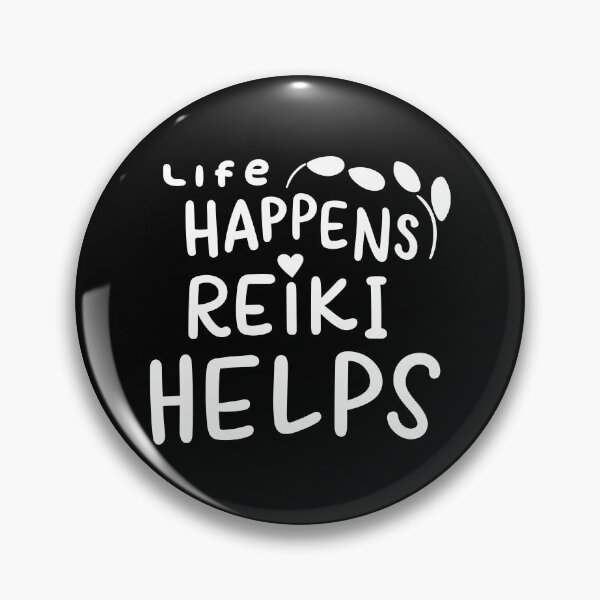 Item preview, life happens reiki helps - kind white design designed and sold by EvaAngel.