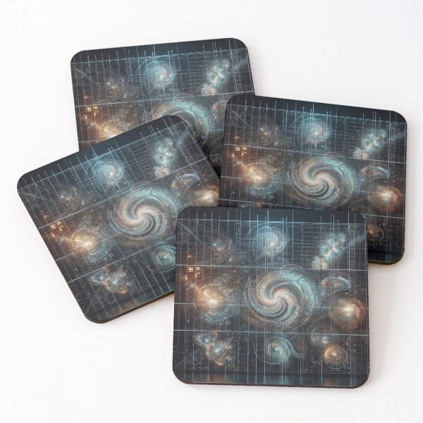 Item preview, Holographic Galaxy Modern Art - home decor designed and sold by crea8iveway.