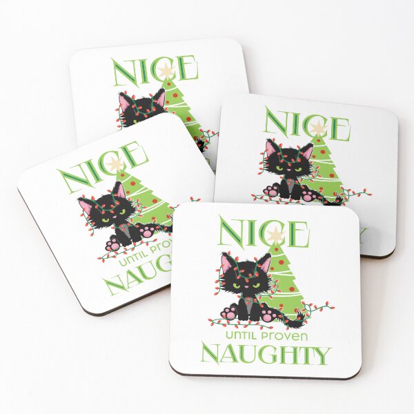 Item preview, Funny Christmas, Nice Until Proven Naughty designed and sold by LunaBlooms.