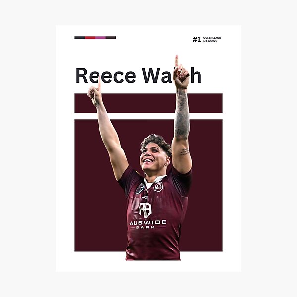 Item preview, Reece Walsh Queensland Maroons designed and sold by Lottz17.
