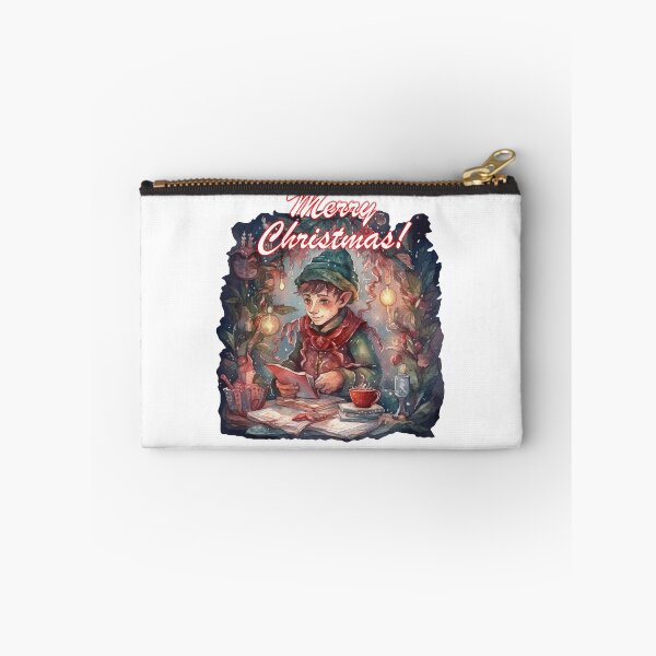 Item preview, A watercolor illustration of Christmas Elf designed and sold by Mickeymouse2023.