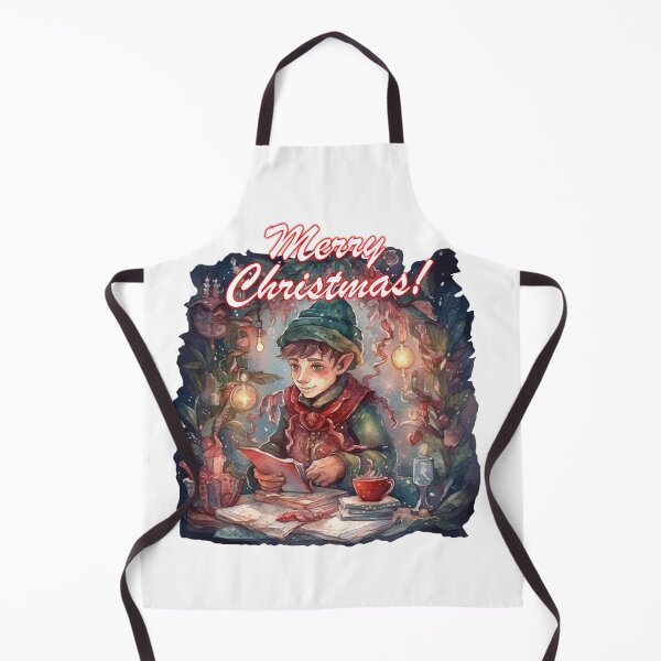 Item preview, A watercolor illustration of Christmas Elf designed and sold by Mickeymouse2023.