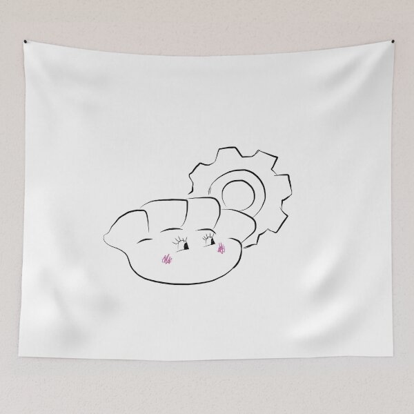 Item preview, Love Senior The Series Inspired Sketch - Gyoza + Gear | Shy Version designed and sold by jirinda.