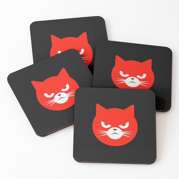 Item preview, Uncongenial Cat Red designed and sold by SimonWoodbine.