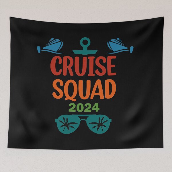 Item preview, Cruise Squad 2024 Friends Cool Cruise Vacation  designed and sold by Rami Khalifah.