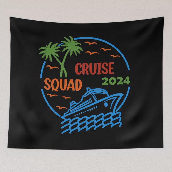 Item preview, Cruise Squad 2024 Friends Cool Cruise Vacation  designed and sold by Rami Khalifah.