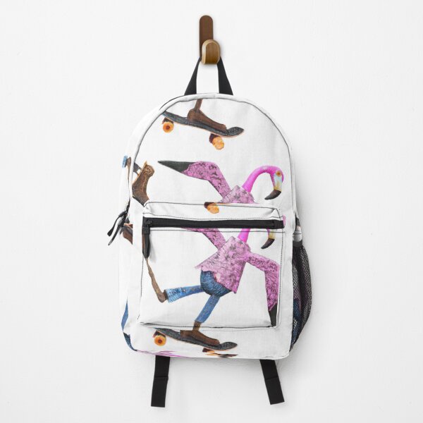 Item preview, Chic Flamingo Skater Chick designed and sold by existentangst.