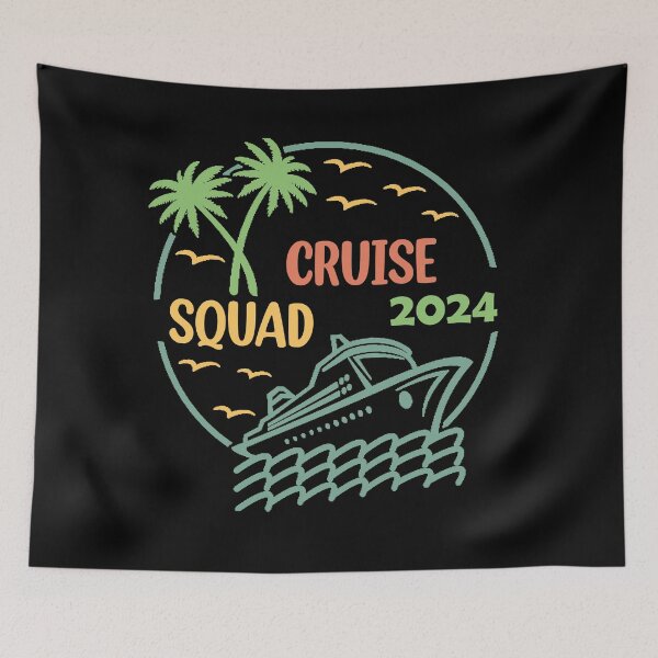 Item preview, Cruise Squad 2024 Friends Cool Cruise Vacation  designed and sold by Rami Khalifah.