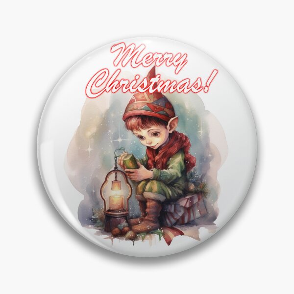 Item preview, A watercolor illustration Christmas cute elf 2 designed and sold by Mickeymouse2023.