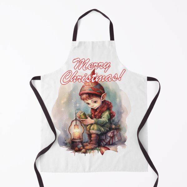 Item preview, A watercolor illustration Christmas cute elf 2 designed and sold by Mickeymouse2023.