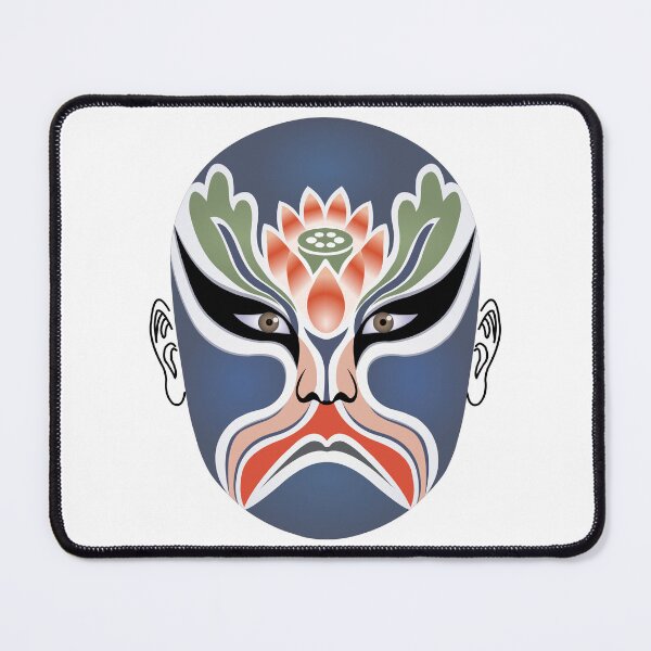Item preview, Beijing Opera Make - Blue Lotus Fairy Mask designed and sold by AysuDesign.