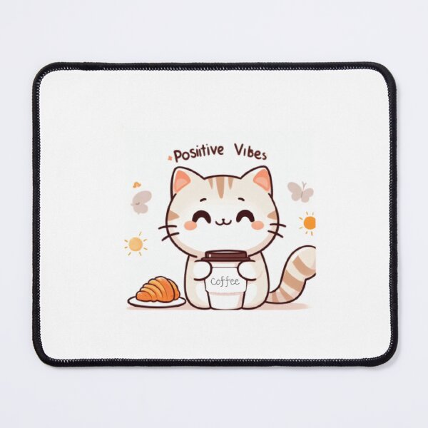 Item preview, Coffee with Cat : Meow And Brew designed and sold by LoveDesignMania.